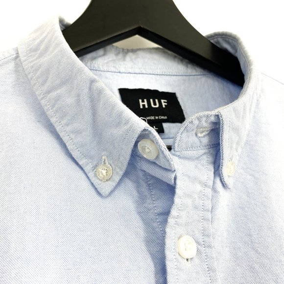 HUF Signature Stripe Button Down Shirt - Picture 6 of 16